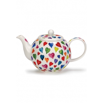 Английски чайник от костен порцелан Dunoon Warm Hearts Teapot
