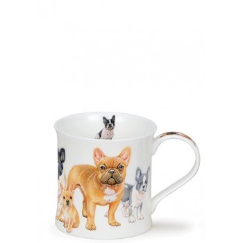 Порцеланова чаша Dunoon Wessex Designer Dogs French Bulldogs