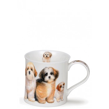 Порцеланова чаша Dunoon Wessex Designer Dogs Shih Tzus