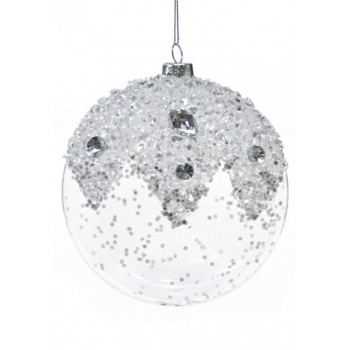 Стъклена коледна топка Diamond Ball