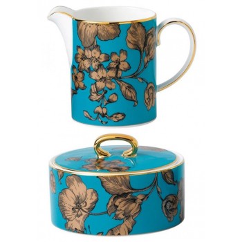 Wedgwood захарница и каничка мляко - костен порцелан