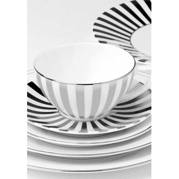 Сервиз за чай Wedgwood Jasper Conran Platinum за 6 души